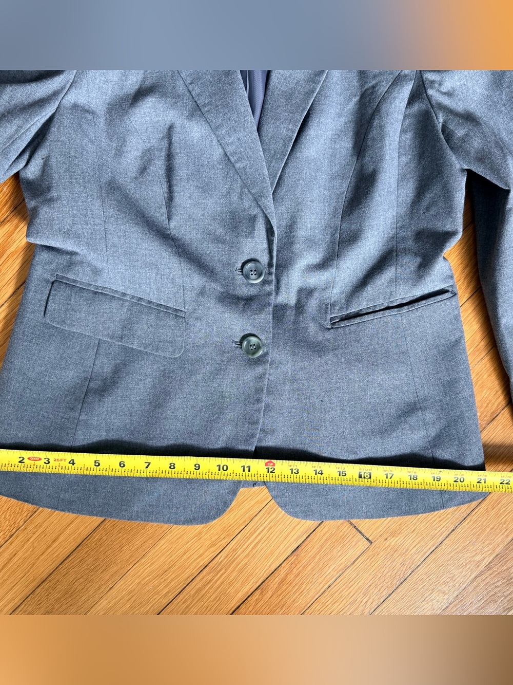 The Limited Gray Tailored Two-Button Blazer - Picture 6 of 6